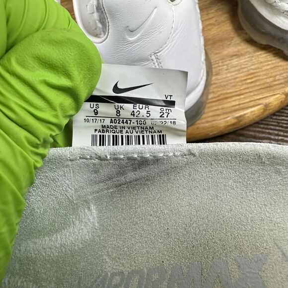 Nike Air VaporMax Inneva Shoes Mens Size 9 Woven Lace Up Running Ao2447-100 - Picture 8 of 8